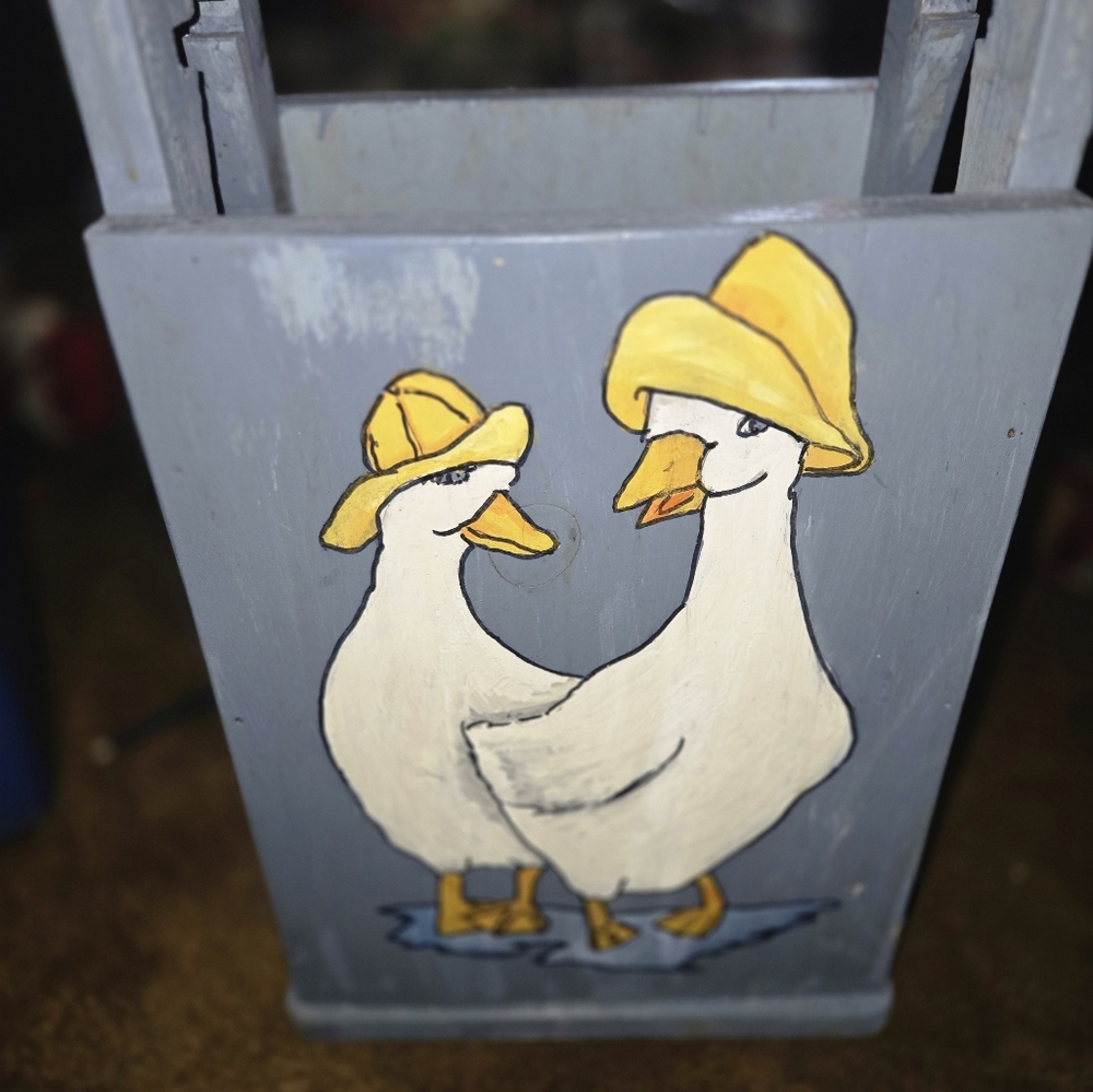 Vintage magazine holder